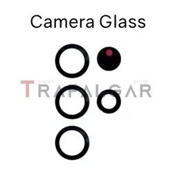 Premium Rear Camera Glass Lens Replacement with Frame for Samsung Galaxy S23 Ultra (Camera Glass)