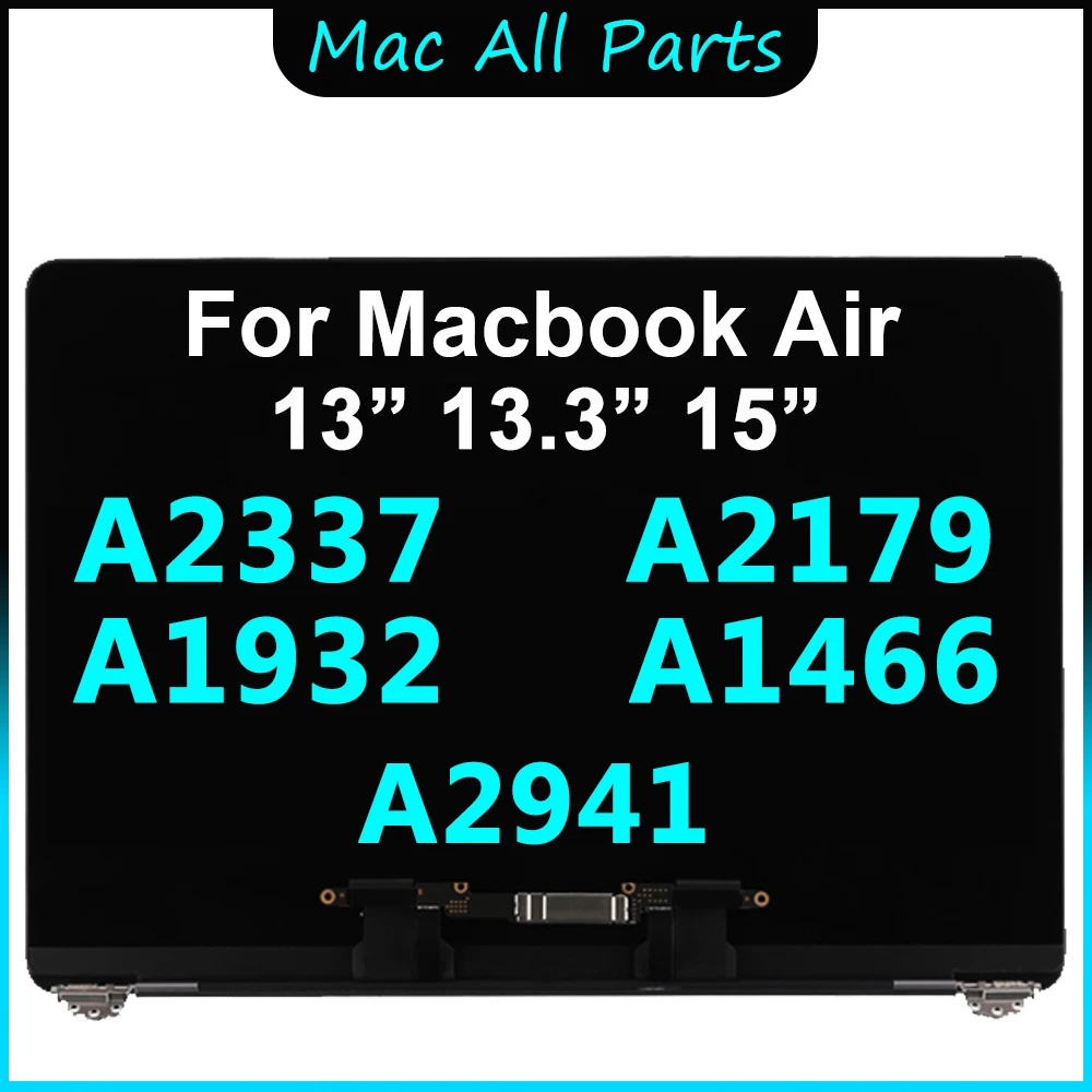 A2337 A2179 A1932 A1466 A2941 LCD Display Screen Macbook Air 13" 13.3" 15" Full Screen Laptop Assembly Replacement Parts