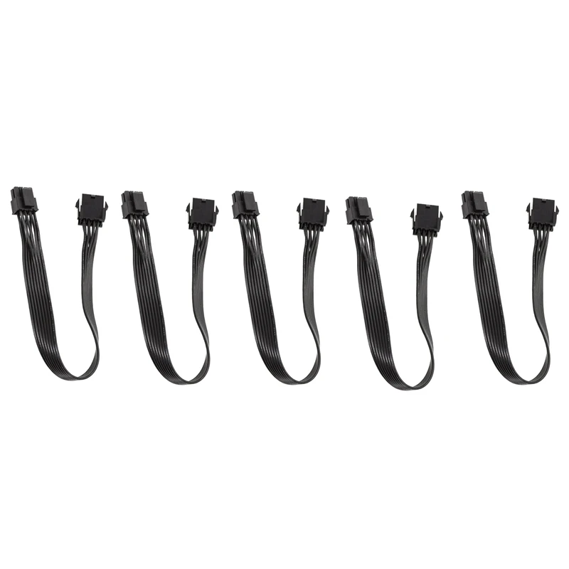 Promotion! 5 Pcs ATX 8 Pin (4+4) CPU 8Pin Male To Female PCIE Power Supply Extension Cable 20CM |