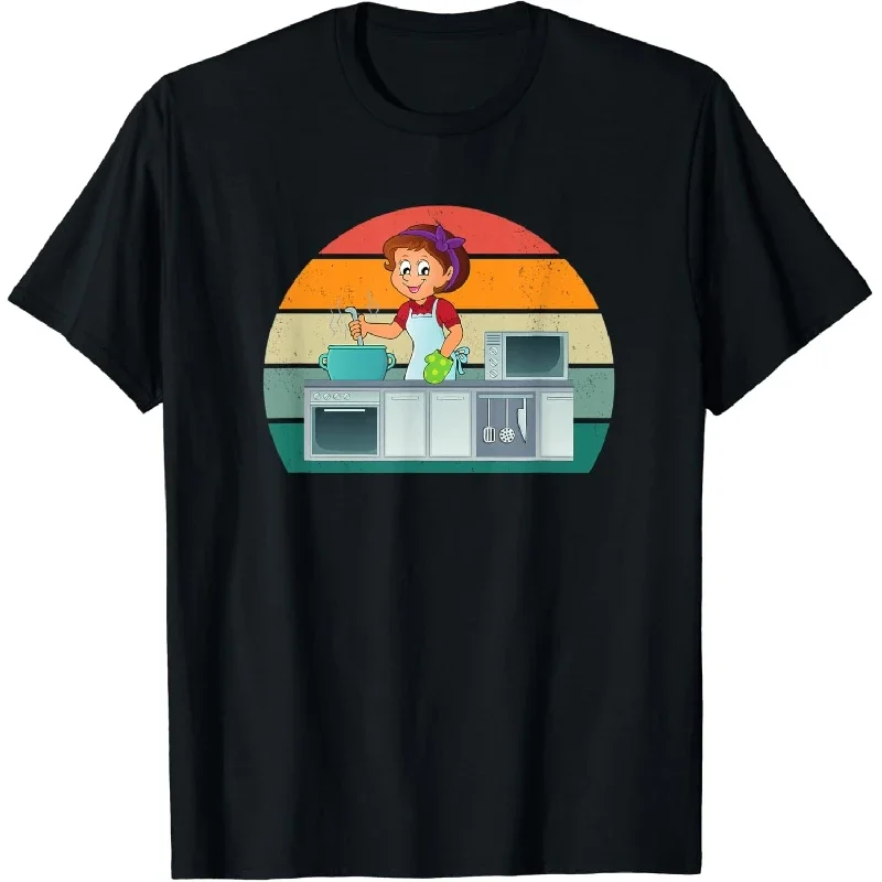 2024 Cooker Chef Kitchen Cooking Food Tasting Gourmet Cooking T-Shirt Casual Cotton New Arrival Fashionons