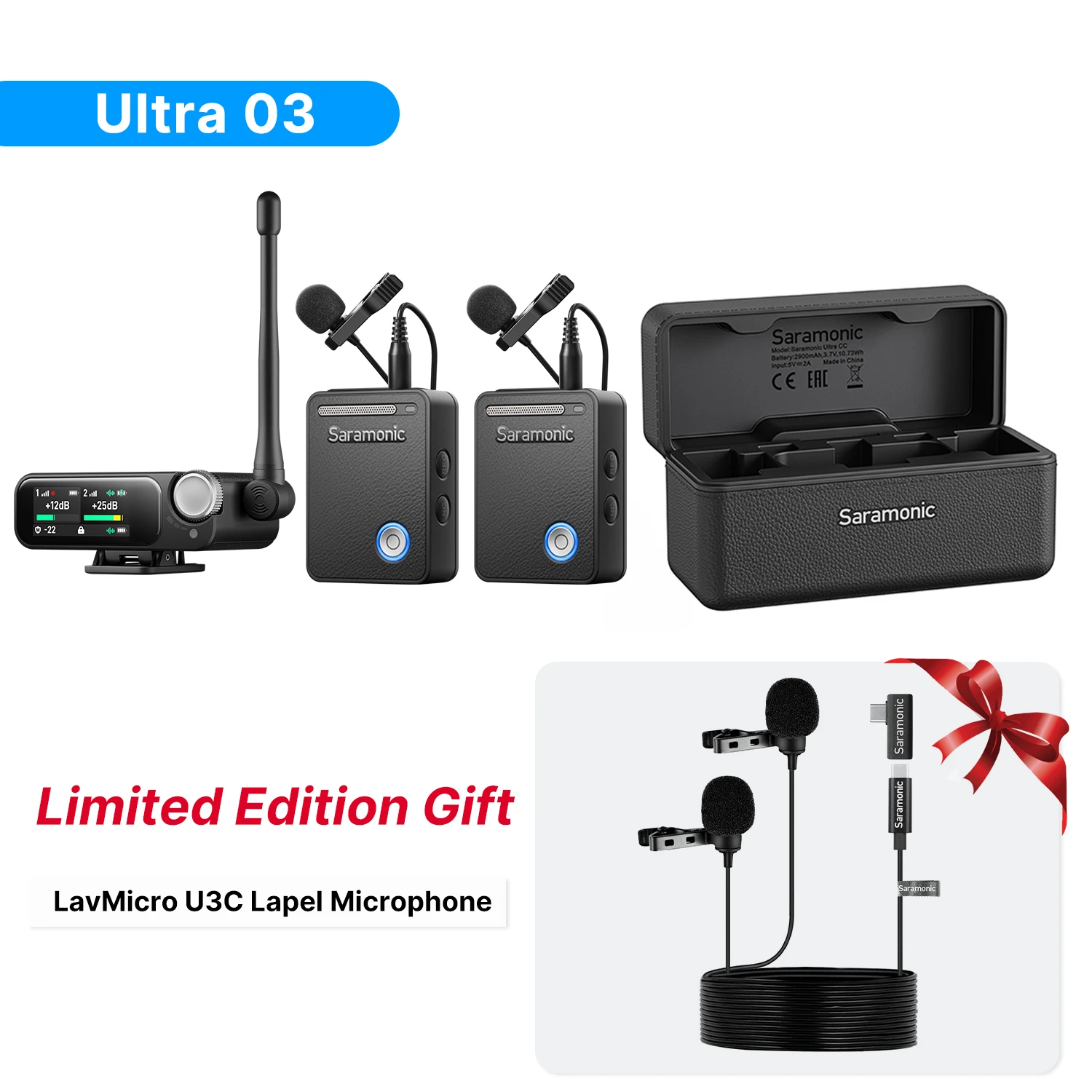 Microfono Lavalier Wireless Per IPhone/Android - Plug & Play, Riduzione Rumore - Foto 4