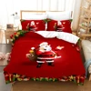 Christmas Bedding Set Linens Duvet Cover Kids Quilt Covers Cartoon Comforter Cover Pillow Case Full Size Decor Bedroom Textile 4