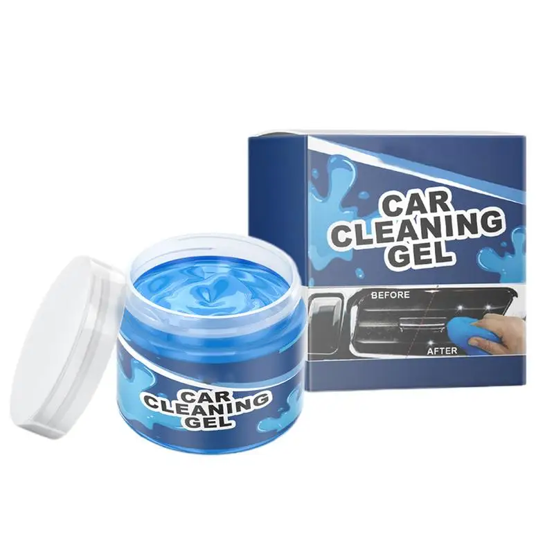 Car Crevice Cleaner Large Capacity Car Interior Crevice Automotive Cleaning Gel Soft Air Vent Cleaning Slime Reusable Detail
