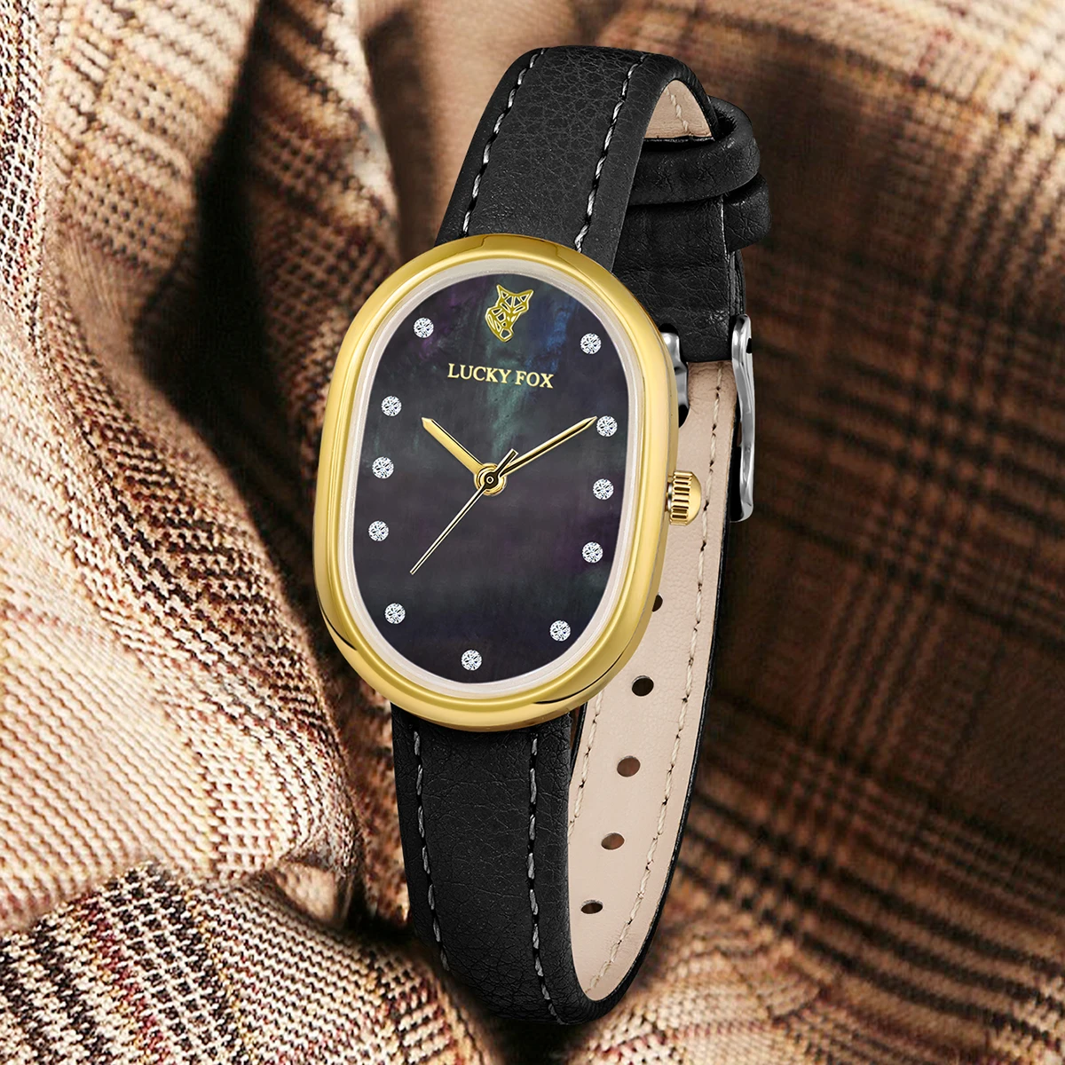 LUCKY FOX Classic Simple Women's Watch Gift Box Set Luxury