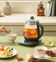 1500ML Electric Kettle Tea Cooking Pot Glass Teapot Home Appliance Automatic Multicooker For Office Home School 2