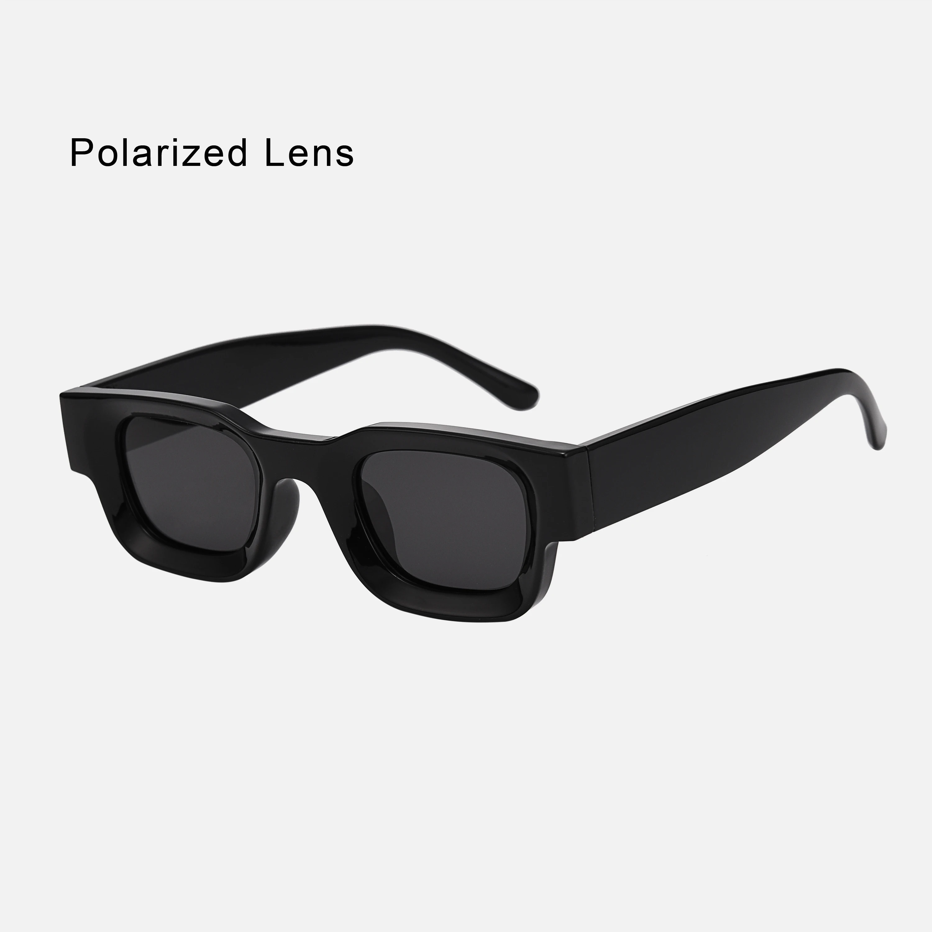 Small Rectangle Polarized Sunglasses Women Fashion Retro Brand Square Sun Glasses Men Classic Vintage Black Punk Shades UV400_voghion.com