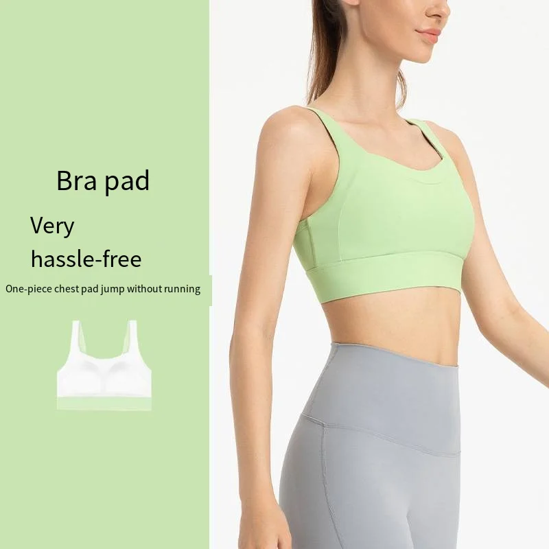One Piece High-strength Sports Top, Shockproof Running, Large Chest Sports, Fitness Vest, Yoga Bra Sports Bra Seamless Bra