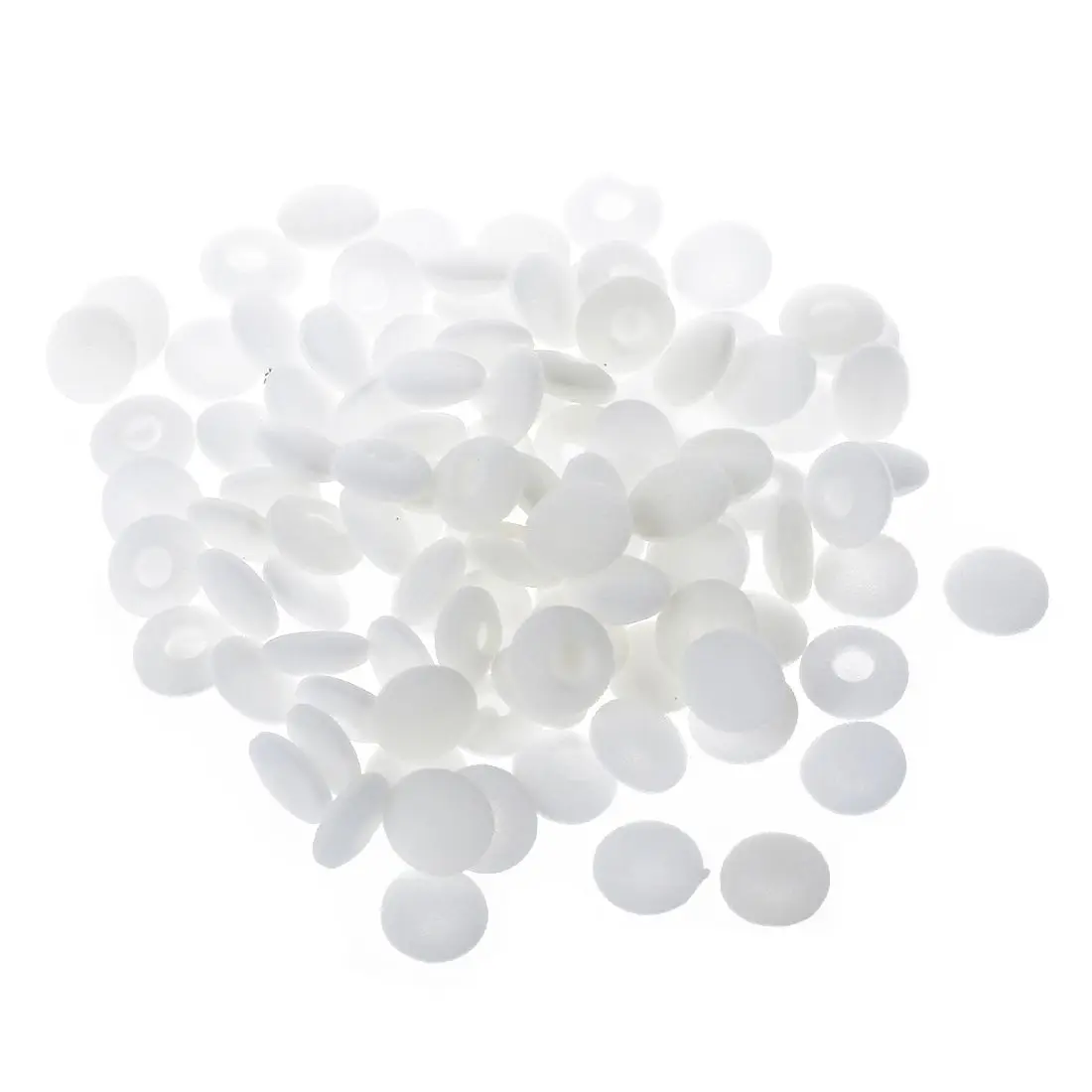 White Soft Sponge Earphone Headphone Ear Pad Cover Replacement 100 Pcs