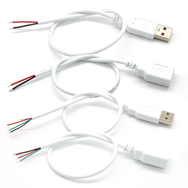 Cavo Di Alimentazione USB Prettyia Da USB A A DC 4.0x1.7 Mm - 5V, Lunghezza 1 Metro, Nero