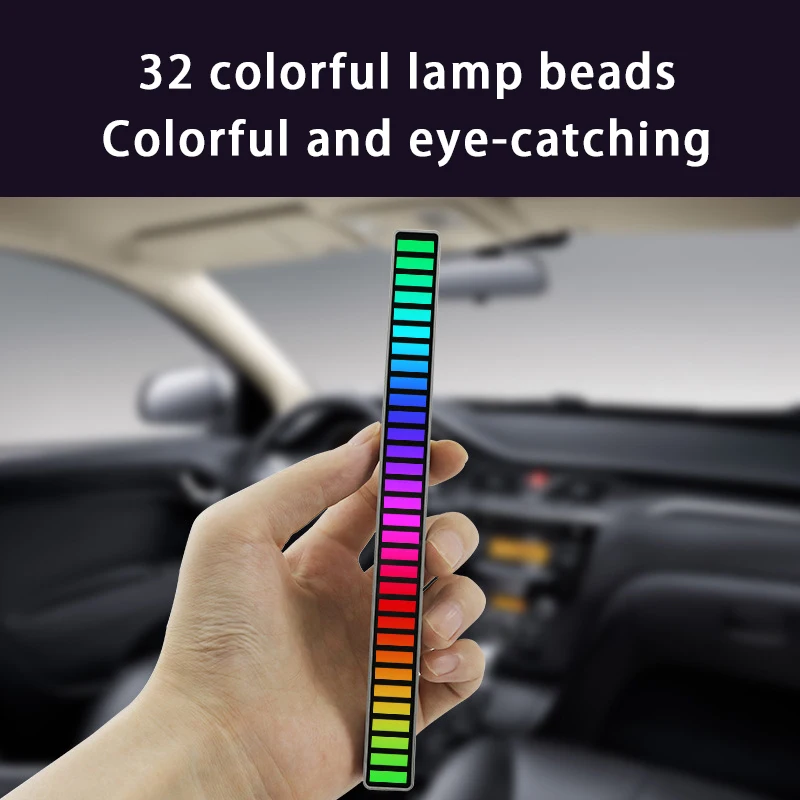 RGB LED light bar music sound control ambient lamp for bar car room TV gaming decoration