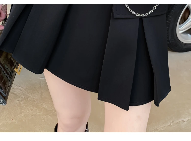 England Model Trend Jacket Skirt Fits Preppy Model Metallic Rose Tie Shirt+ Brief Blazer +Pleated Mini Skirt 3 Piece Set Girls 13 Sda3f7ee1a92e49a1b45b0d4383436cc9E