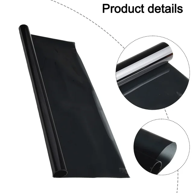 1 Roll 50cmx3m 15% VLT Window Tint Film Glass Sticker Sun Shade Film For Most Cars UV Protector Foils Sticker Film Foils Sticker 2