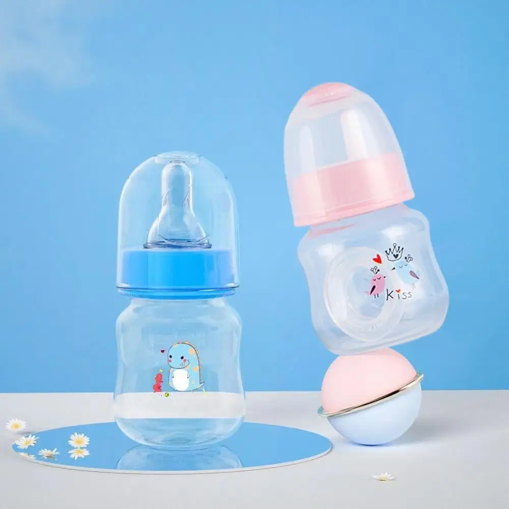 0-6 Months Newborn Bottle Baby Standard Mouth PP Bottle 60ML Anti-flatulence Standard with Breastmilk Nipple 1pc