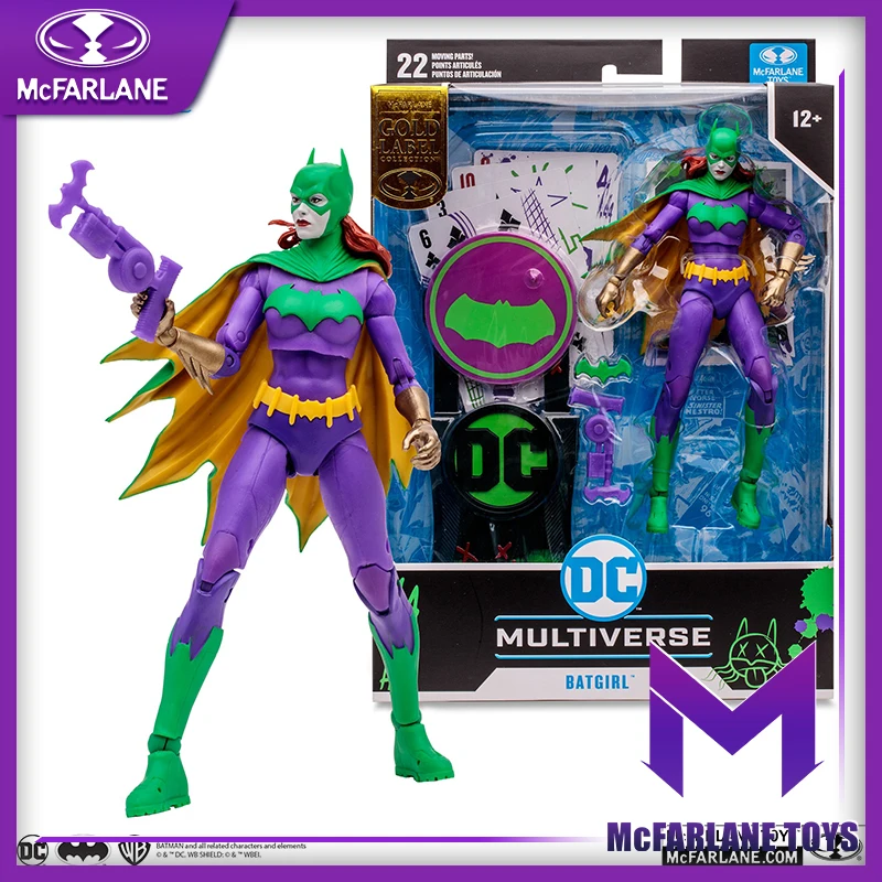 

McFarlane Toys Joker Batgirl DC Multiverse 7-inch Movable Figure Figures Gold Label Limited Collector's Series