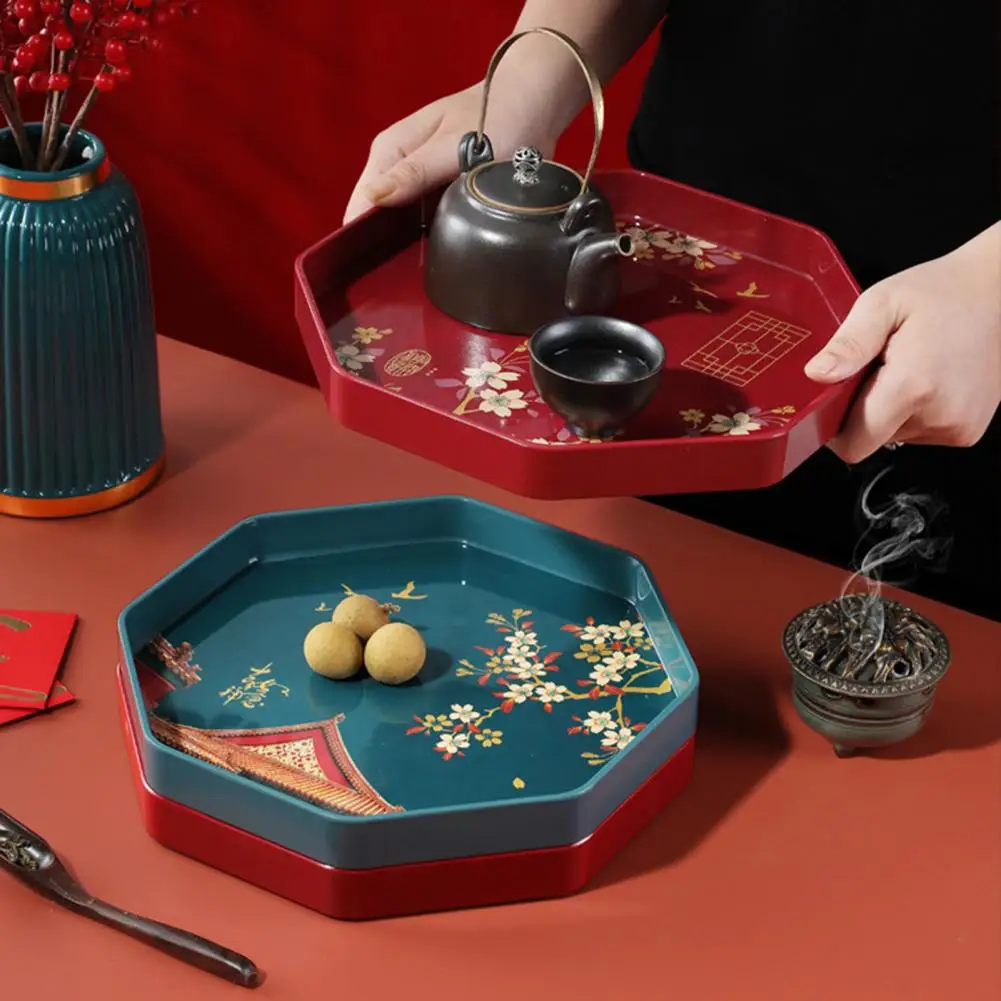 Tea Tray Chinese Traditional Square/Round Serving Tray