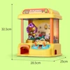 2023 New Miniature DIY Bear Doll Machine Rechargeable Music Cute Cat Doll Stuffed Animal Child Gashapon Playhouse Dollhouse Gift 6