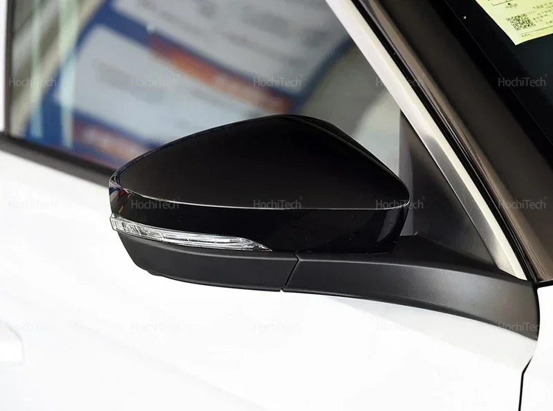 Schwarze Seitenspiegelkappen für Volkswagen VW T-Roc T-Cross 2018–2021, Skoda Octavia Mk3 2013–2018, neuer Stil, Kohlefaser-Spiegelabdeckung – Detail 35