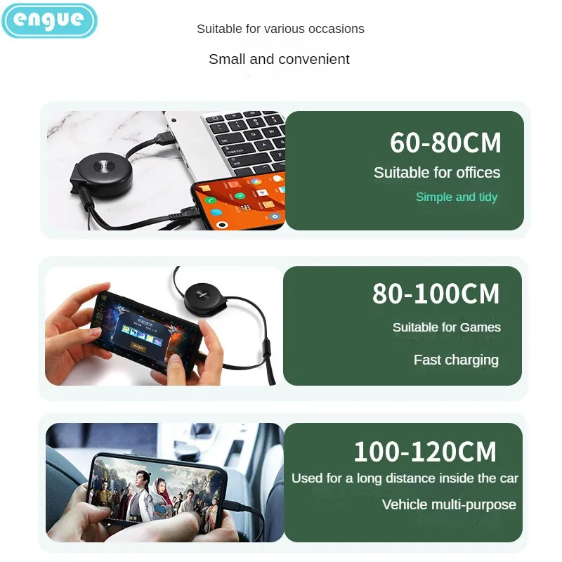 ENGUE EG-919: The Ultimate iPhone Interface Type-C Android Charging Cable for Fast and Reliable Charging
