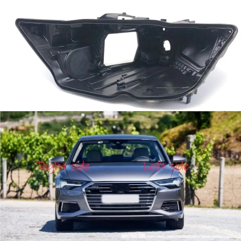 

Headlight Base For Audi A6 C8 2019 2020 2021 Headlamp House Car Rear Base Front Auto Headlight Back House