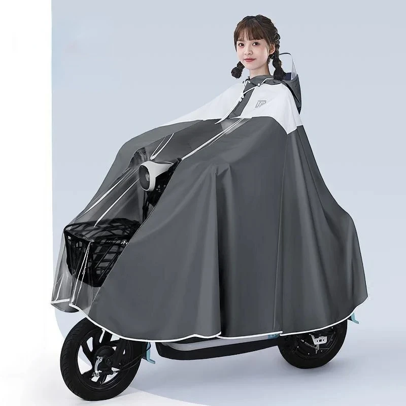 Rain Poncho Adult Electric Vehicle Raincoat for Travel Tour Outdoor Activities Raincoat Rain Poncho for Bike Scooter Cyclin