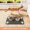 VIKAMA Pet Meal Mat Floor Mats, Diatomite Water-absorbent Easy to Clean Quick-Drying Food Mat, Dogs and Cats Feeding Placemat 5