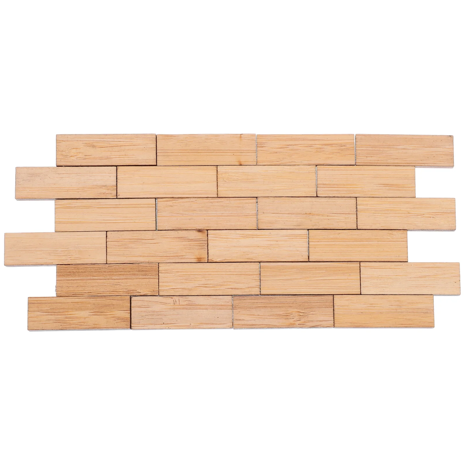 

24pcs Miniature Floorboard Bamboo Mini House Diy Floors Adornment Flooring Decor
