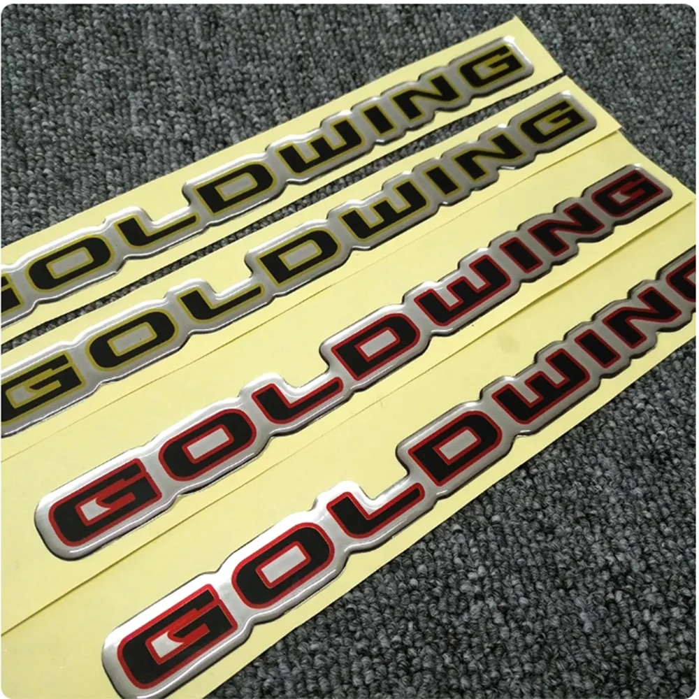 Gold wing Tour F6B GL 1800 ABS 3D Battery Cover Emblem Side Fairing Stickers Decal Logo Symbol Mark For Honda Goldwing GL1800 coddar eagle krypton 2200mah 2s 3s 4s 6s 140c aircraft model fixed wing rc vehicle and boat model lithium battery 5s