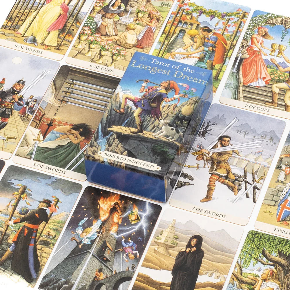 The Longest Dream Tarot Cards 78pcs Deck with Instruction Booklet, Ideal for
 Enthusiasts and Board Game Lovers 6