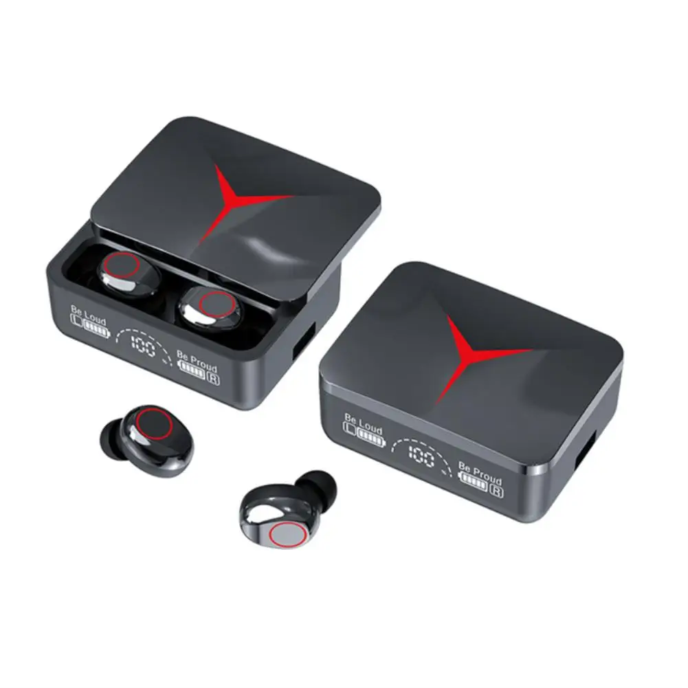 

TWS Wireless Bluetooth Headset with Mic Earbuds Touch Control Hifi Stereo Noise Canceling Games Music Earphone for Men and Women