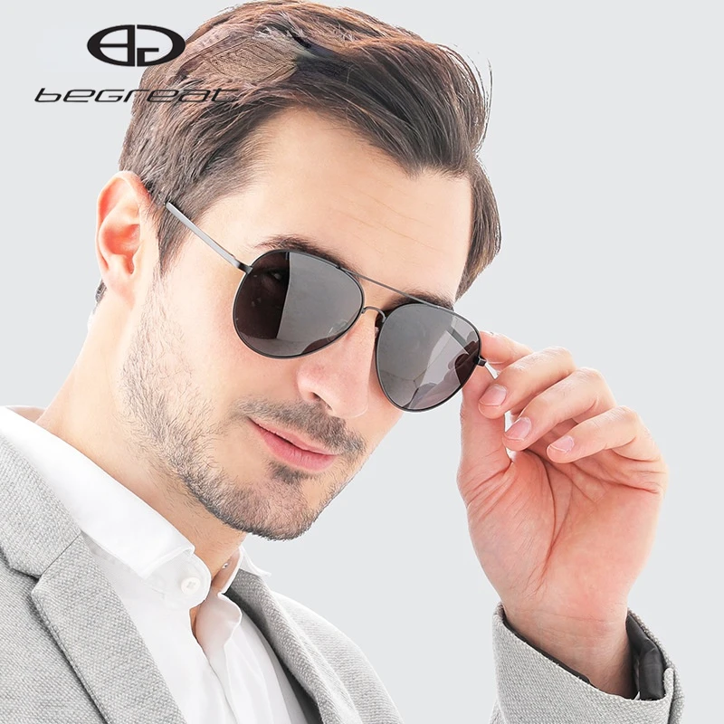 Day and night dual-use color-changing sunglasses male trendy driver  polarized sunglasses men's fishing glasses driving special driving mirror