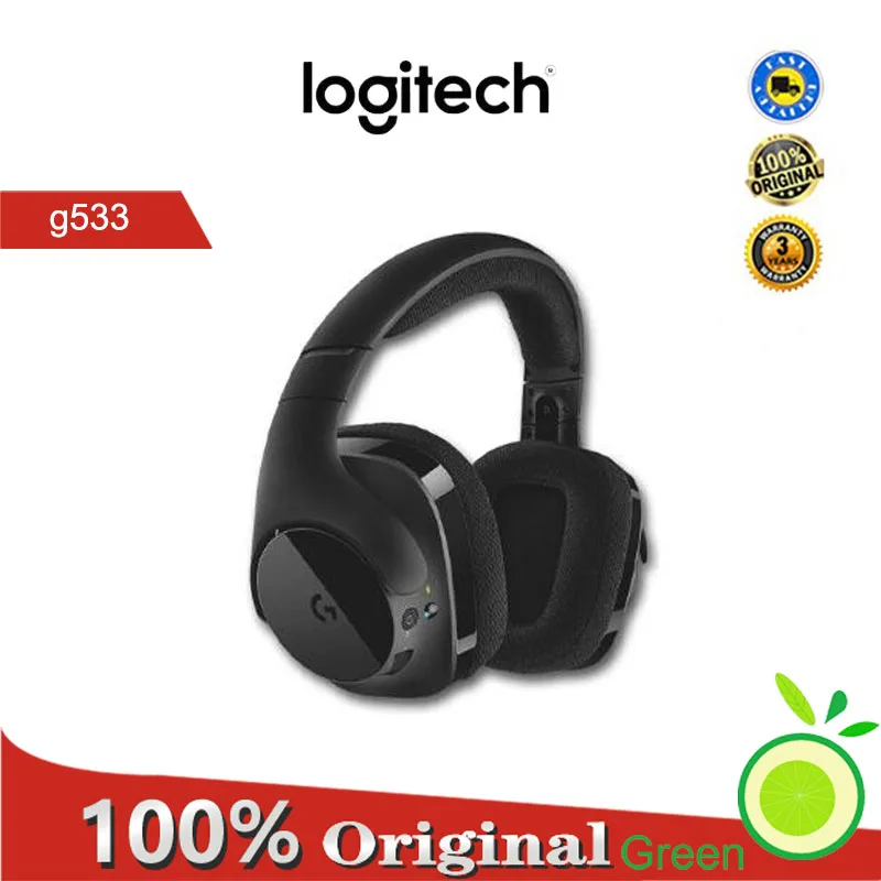 forværres Lokomotiv Human G533 Wireless 7.1 Surround Gaming Headset | Logitech G533 Wireless Gaming  Headset - Earphones & Headphones - Aliexpress