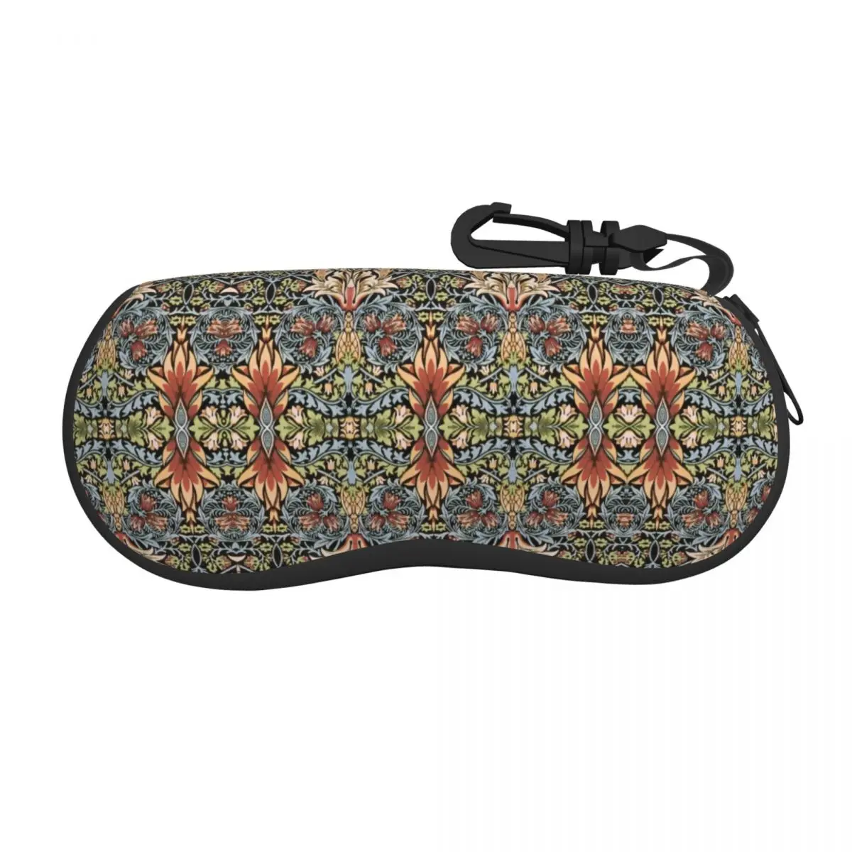 

William Morris Snakehead Shell Eyeglasses Protector Cases Cool Sunglass Case Vintage Bohochic Floral Textile Glasses Bag
