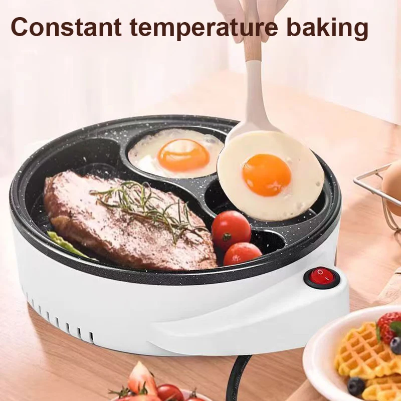 Multifunctional Eggs Hamburger Frying Pan Breakfast Machine Fried Omelette Grill Pancake Baking Pot Pie Grill Non-Stick Griddle