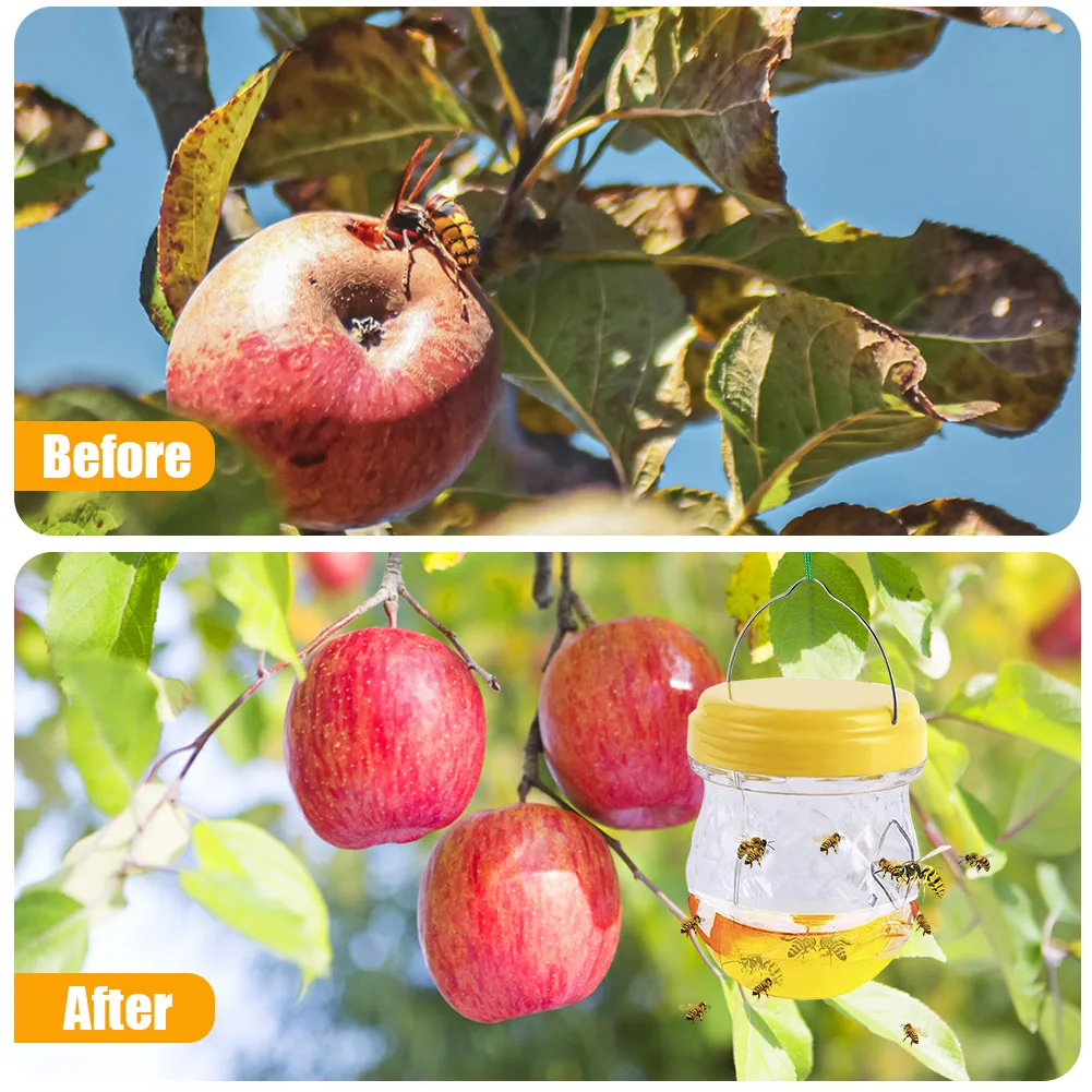 Wasp Repellent Hornet Trap Reusable Non-toxic Pest Control for Home Garden Orchard Farm
