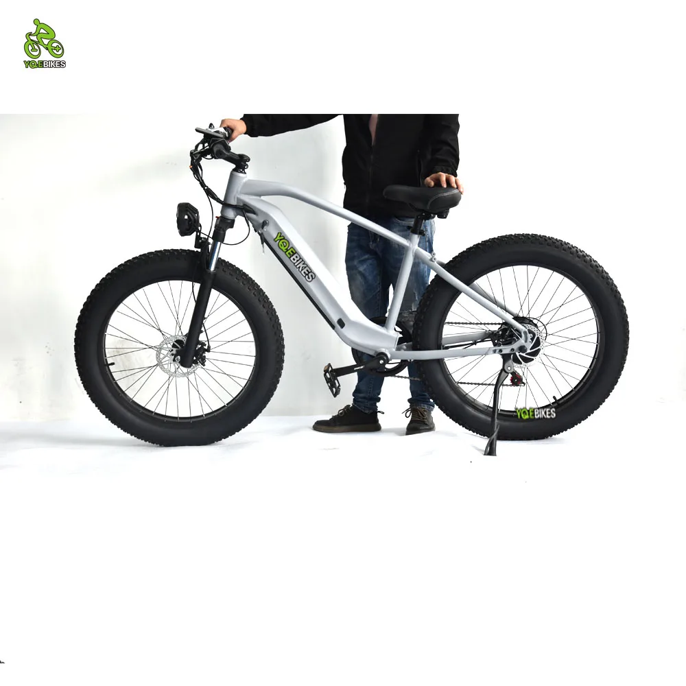 

DropShip Powerful 1000w 48V Lithium Full Suspension Ebike Nice Looking Fat Tire Snow Electric Mountain Bike Bicycle with CE