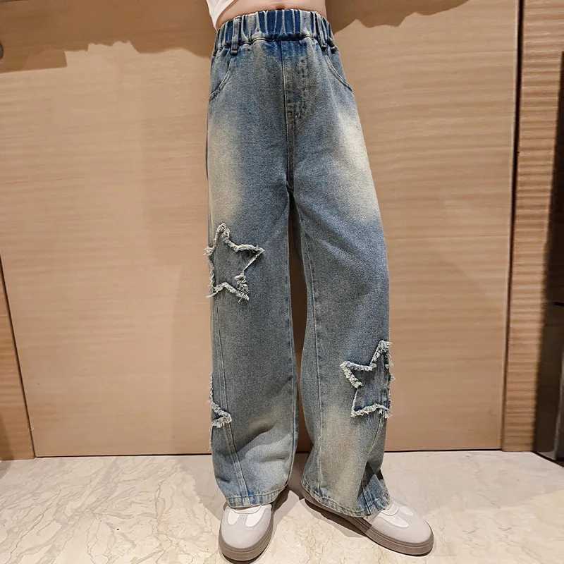 Baggy Jeans For Girls 10-12 Girls Y2K Streetwear Trendy High