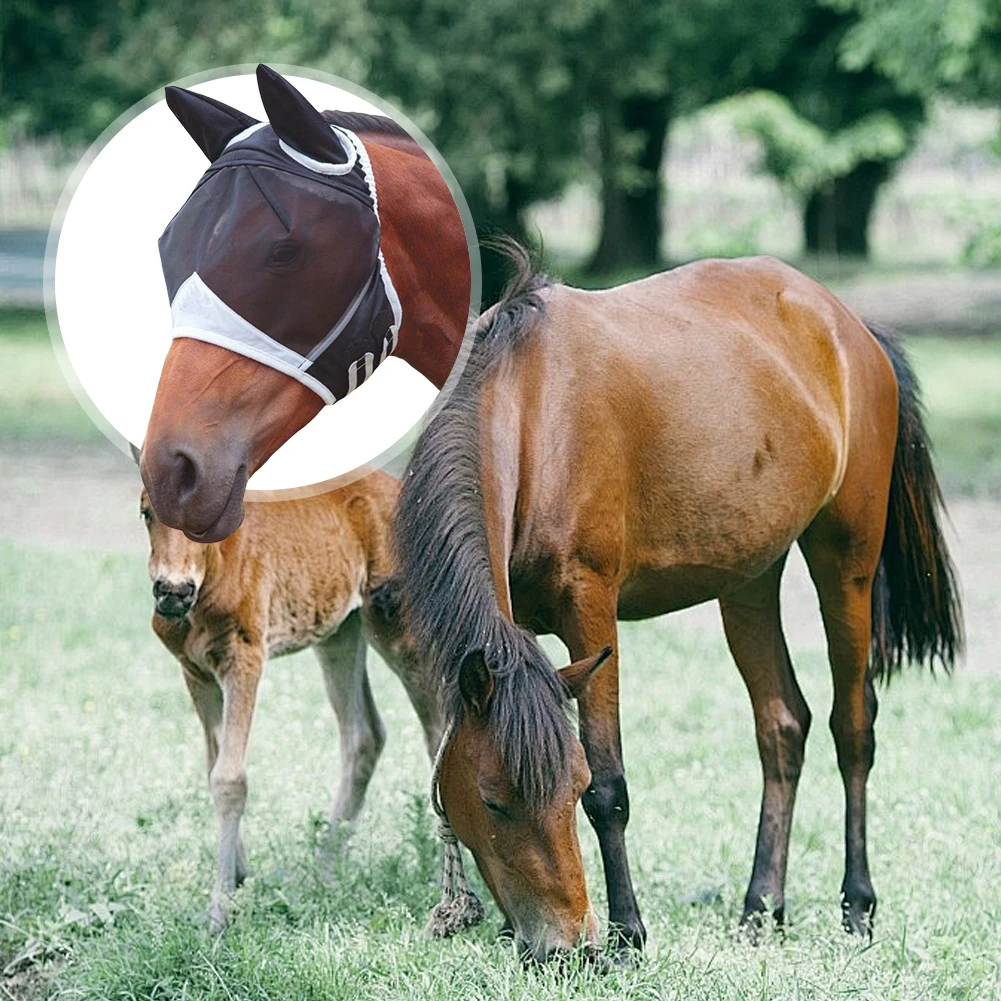 Breathable Horse Fly Mask 4