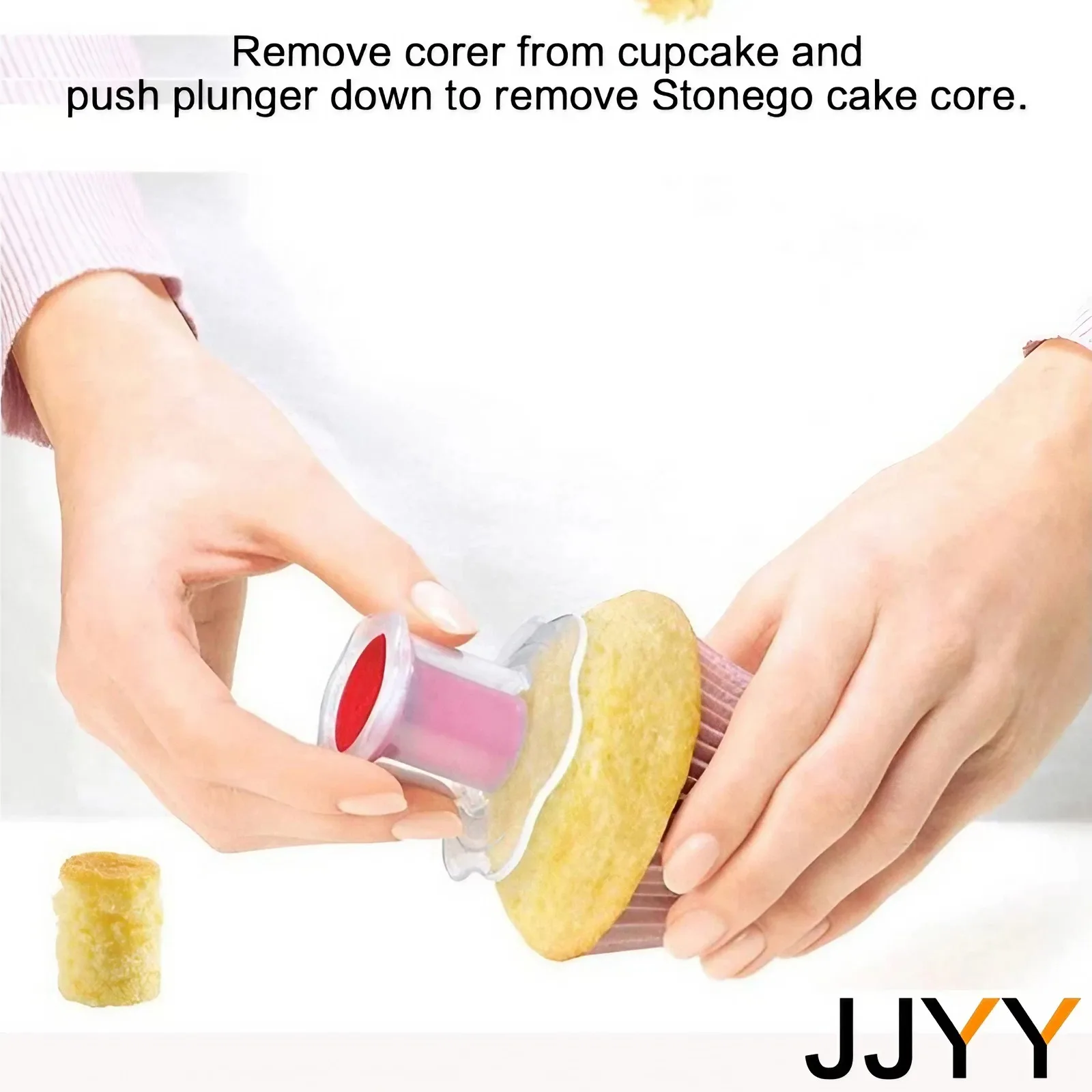 JJYY Fashion Kitchen Creative Cupcake Muffin Cake Corer Plunger Cutter Pastry Decorating Divider Model Stonego Home Kit