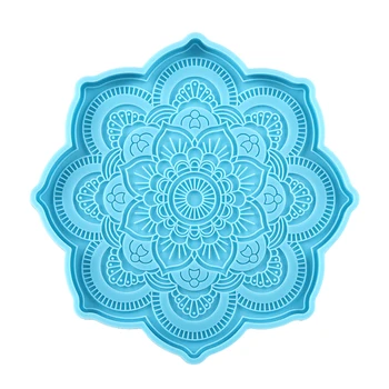 Mandala Coaster Silicone Mold 1