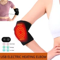Electrically heated elbow pads USB Electric Heating Arm Elbow Pad Wrap Brace Portable Heated Wrist Arm Sleeve Brace Support 1