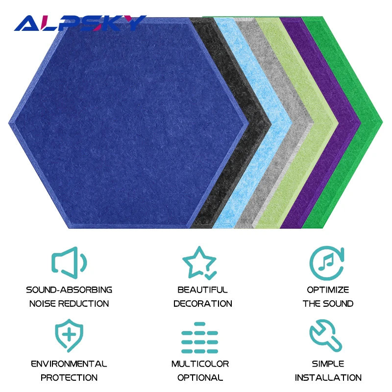 Acoustic Wall Panels 12 Pcs for Kids Rooms Nursery Office