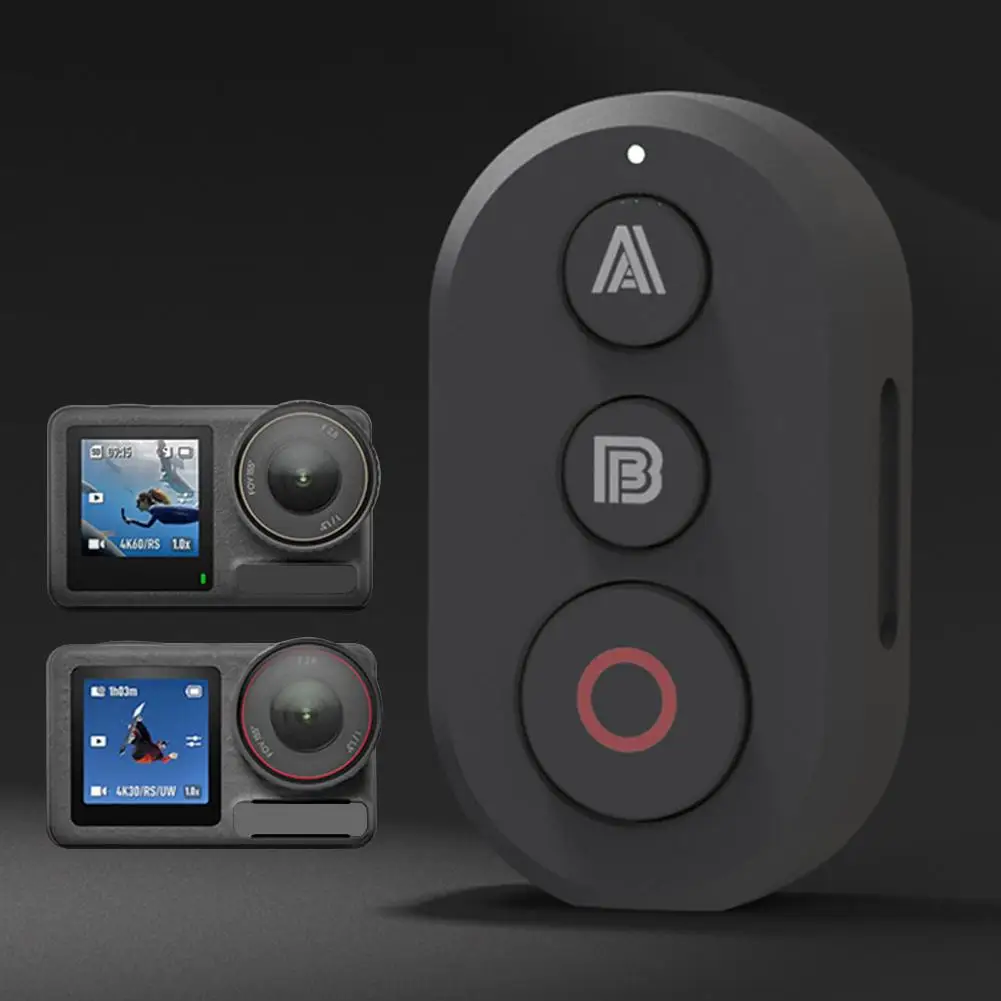 Bluetooth Remote Controller For DJI Osmo Action 5 Pro/4 Photography Shutter Release Button Controller Sports Camera Accessories