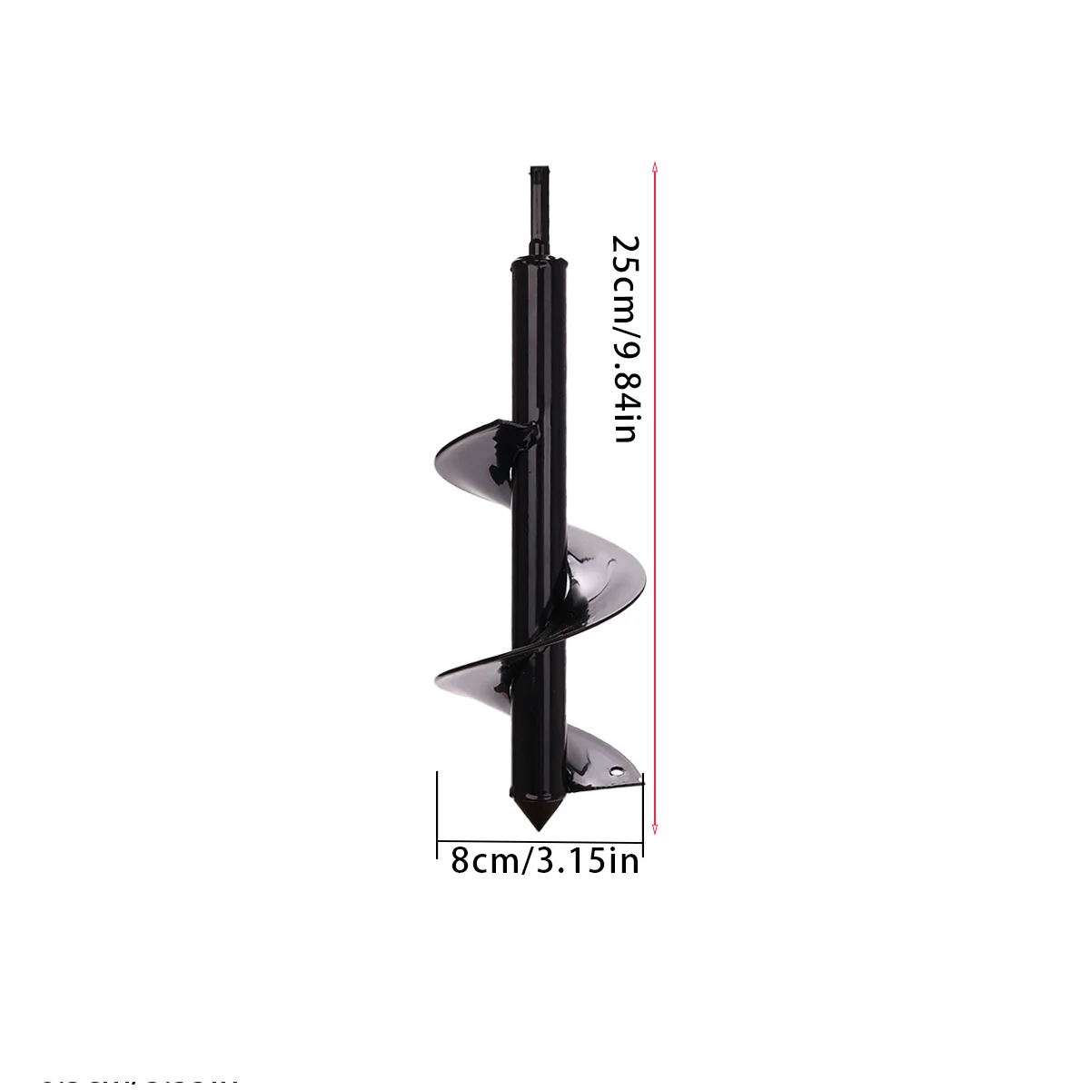 Spiral hole drill bit material