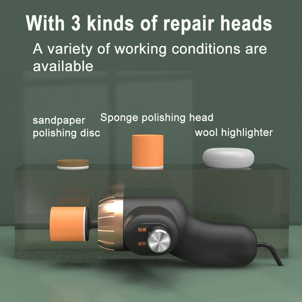Car Polisher Adjustable Speed Small Car Sander 8000RPM Sanding Waxing Machine Electric Beauty Scratch Remover Maintenance
