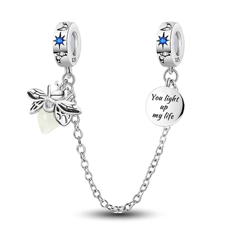 Cirah 925 Sterling Silber Kapibara Oktopus Schmetterling Hund Charms Perlen Passend für Original Armband Armreif Hochwertige DIY Schmuckstücke – Detail 30
