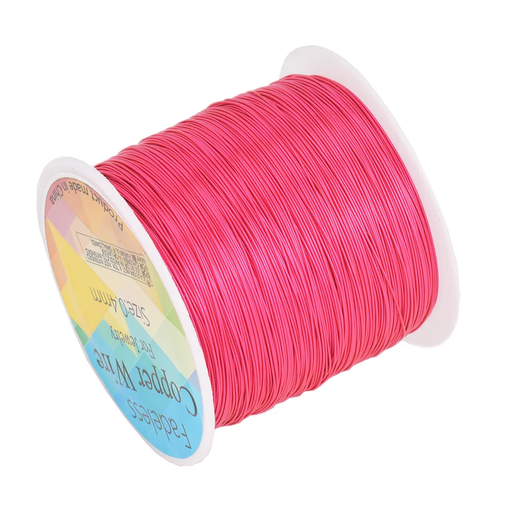 Floral Colored Jewelry Craft Wire - Soft Copper Wire for Beading & DIY Projects (62-100 Meters)
