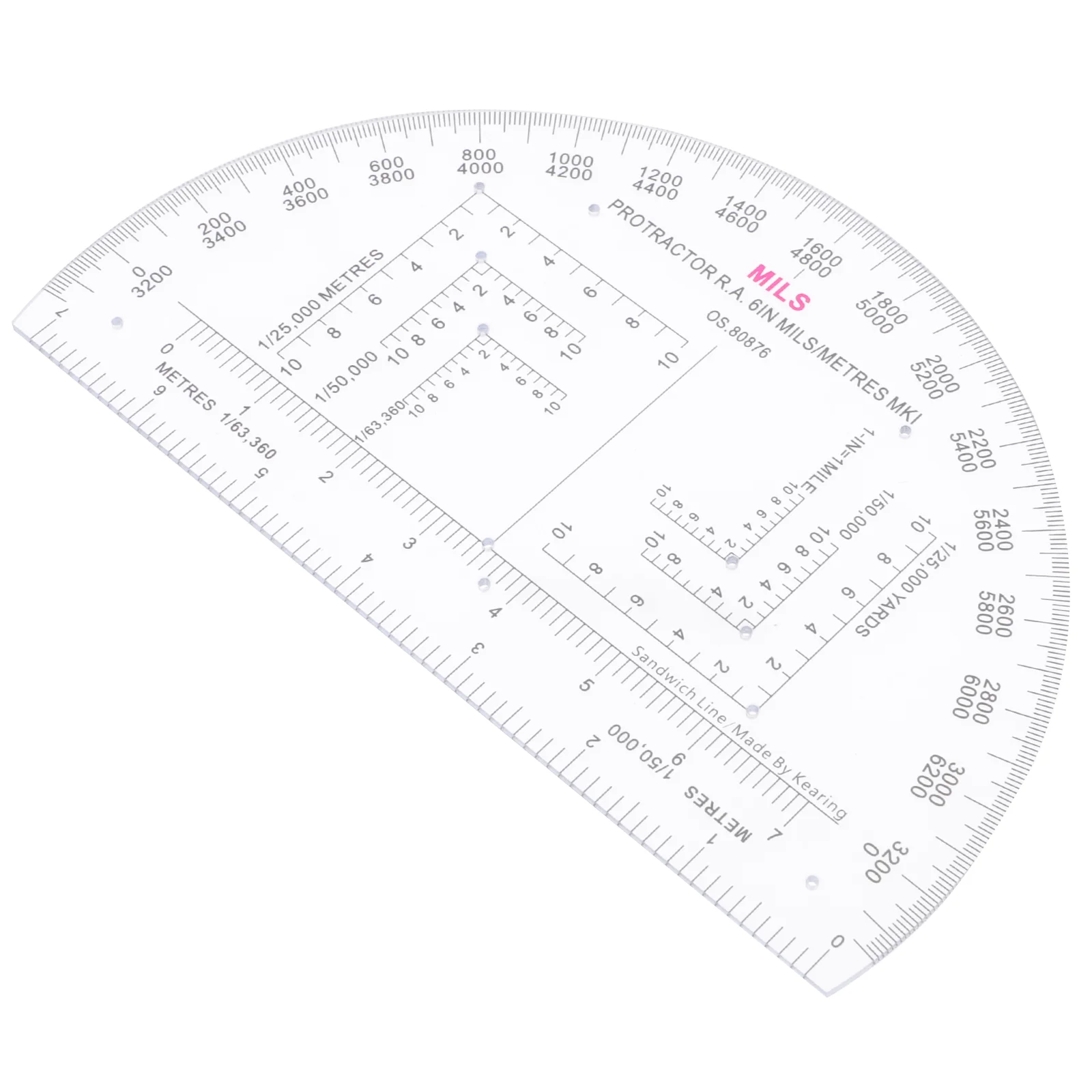Military Protractor Coordinate Scale for Topographical Map Reading and Land  Navigation Map Reading Ruler - AliExpress
