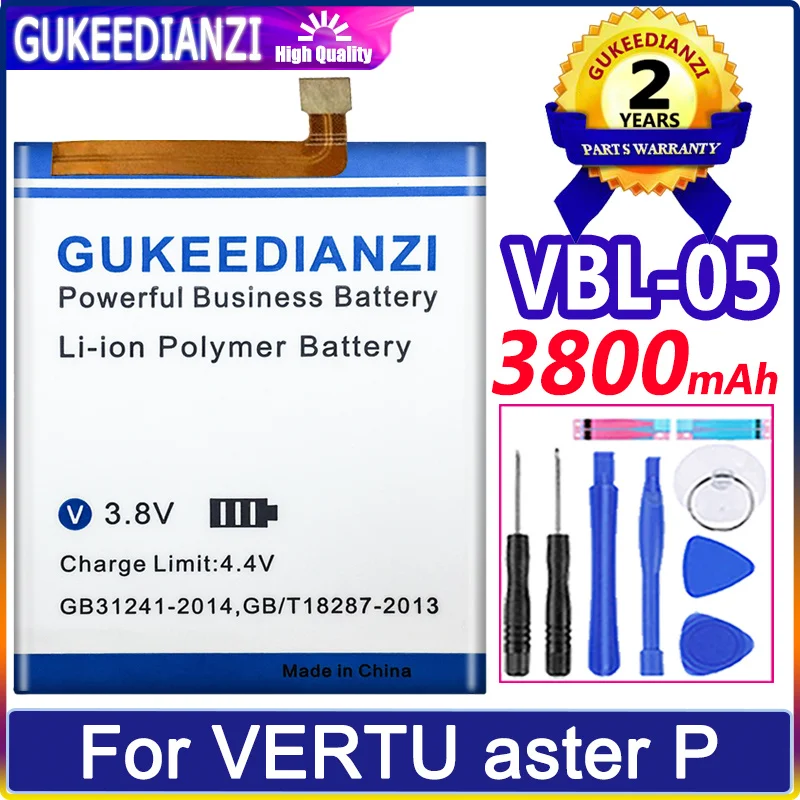 

High Capacity Replacement Battery BP-9V VBL-02 VBL-05 for VERTU Aster Signature Touch V03 V06 Aster P Li-polym Bateria Warranty