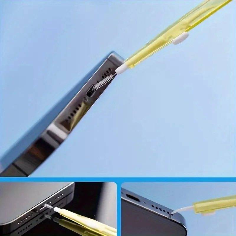 Kit di Pulizia Multifunzionale per Telefoni e Auricolari, 5 Pezzi, 5 Misure, 5 Colori, Strumenti Retrattili per la Pulizia della Fotocamera, Riparazione e Ripristino di Telefoni e Tablet - Image 6