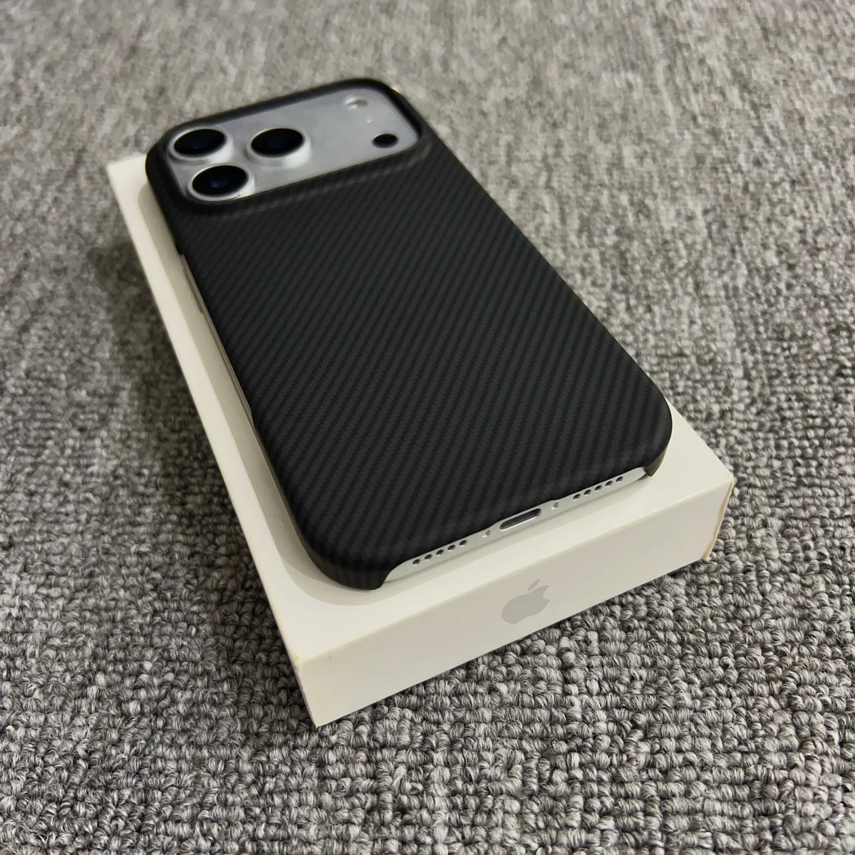 Carbon Fiber Pattern Frameless PC For Magsafe Case For iPhone 17 Air 16 Plus 15 14 13 12 Pro Max Magnetic Wireless Charge Cover 1